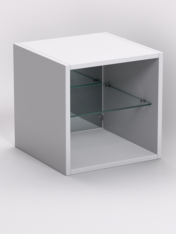 Стеллаж ЛЕГО №11, задняя стенка Зеркало, Серый