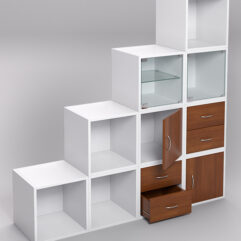 Комплект стеллажей ЛЕГО №1, Белый