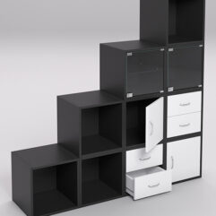 Комплект стеллажей ЛЕГО №1, Черный