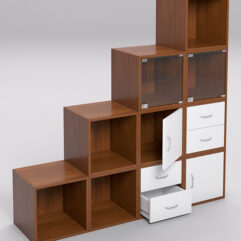 Комплект стеллажей ЛЕГО №1, Орех