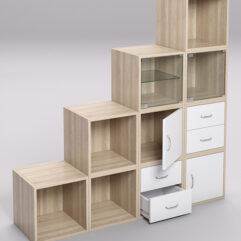 Комплект стеллажей ЛЕГО №1, Дуб Сонома