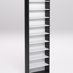 Стеллаж СОТА №3, Черный и Белый