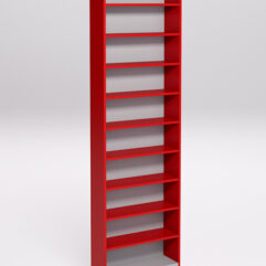 Стеллаж СОТА №3, Серый и Красный