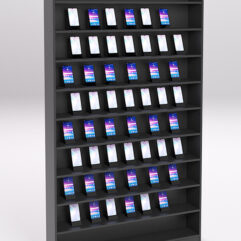 Стеллаж СОТА №1 для телефонов, Черный