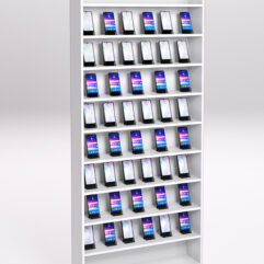 Стеллаж СОТА №2 для телефонов, Белый