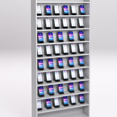 Стеллаж СОТА №2 для телефонов, Серый