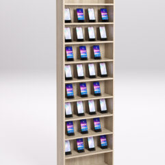 Стеллаж СОТА №3 для телефонов, Дуб Сонома