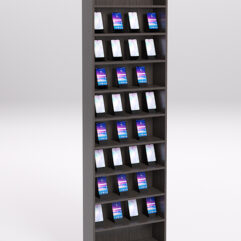 Стеллаж СОТА №3 для телефонов, Дуб Венге