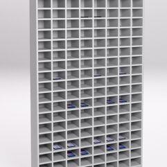 Стеллаж СОТА №4 для телефонов, Серый