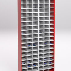 Стеллаж СОТА №5, Серый и Красный