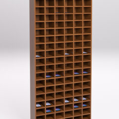 Стеллаж СОТА №5 для телефонов, Орех