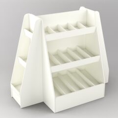 Комплект стеллажей УН №3, Белый