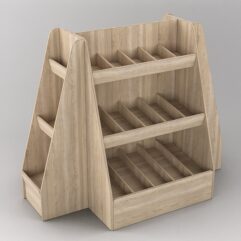 Комплект стеллажей УН №3, Дуб Сонома