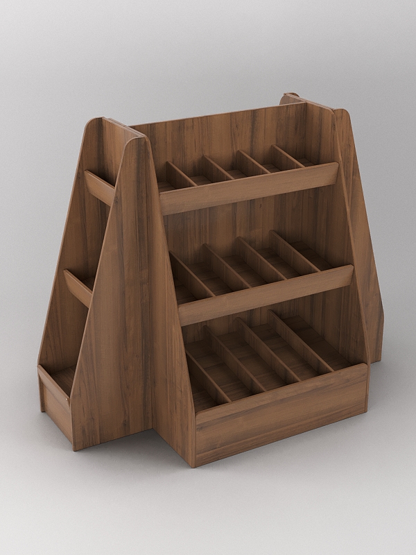 Комплект стеллажей УН №3, Орех