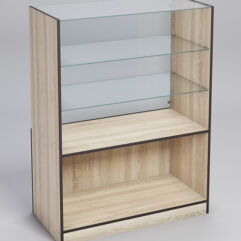 Прилавок ПОДАРОК №1, Дуб Сонома, кромка Дуб Венге