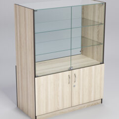 Прилавок ПОДАРОК №2, Дуб Сонома, кромка Дуб Венге