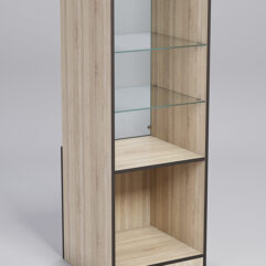 Прилавок ПОДАРОК №1-450, Дуб Сонома, кромка Дуб Венге