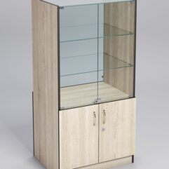 Прилавок ПОДАРОК №2-600, Дуб Сонома, кромка Дуб Венге