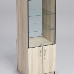 Прилавок ПОДАРОК №2-450, Дуб Сонома, кромка Дуб Венге