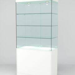 Витрина ЮВЕЛИР №2 левосторонняя, Белый