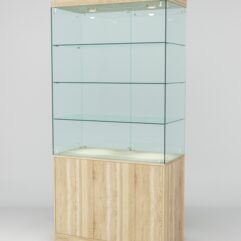 Витрина ЮВЕЛИР №2 левосторонняя, Дуб Сонома