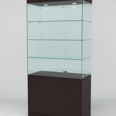 Витрина ЮВЕЛИР №2 правосторонняя, Дуб Венге