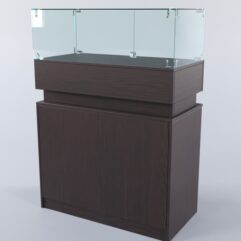 Прилавок ЮВЕЛИР №1, Дуб Венге