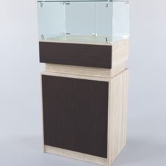 Прилавок ЮВЕЛИР №1-600, Дуб Сонома + Дуб Венге