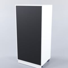 Прилавок ЮВЕЛИР выкатной, Белый+Черный