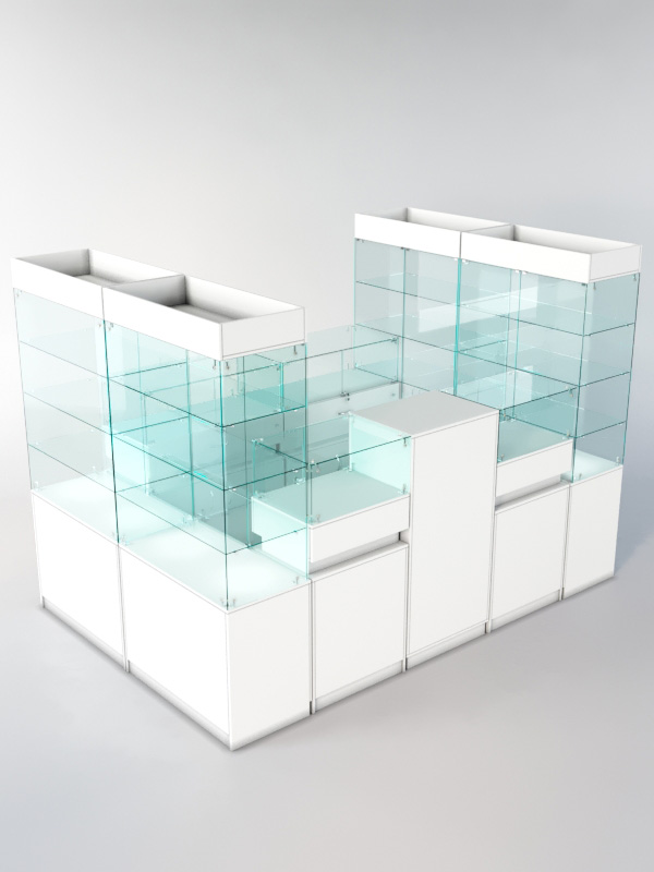 Торговый островок ЮВЕЛИР, Белый