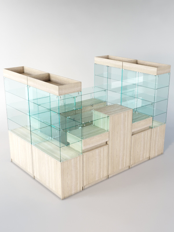 Торговый островок ЮВЕЛИР, Дуб Сонома