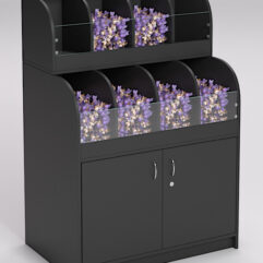 Стеллаж КЭНДИ №1, Черный