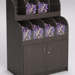 Стеллаж КЭНДИ №1, Дуб Венге