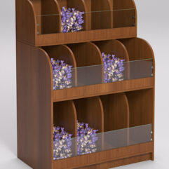 Стеллаж КЭНДИ №2, Орех