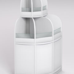 Стеллаж КЭНДИ №3, Белый