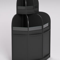 Стеллаж КЭНДИ №3, Черный