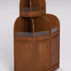 Стеллаж КЭНДИ №3, Орех