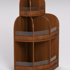 Стеллаж КЭНДИ №4, Орех