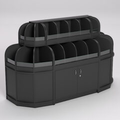 Комплект стеллажей КЭНДИ №2, Черный