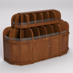 Комплект стеллажей КЭНДИ №2, Орех