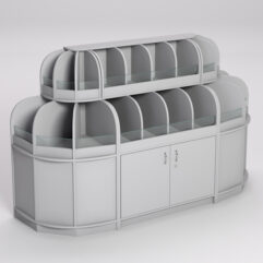 Комплект стеллажей КЭНДИ №2, Серый