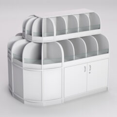 Комплект стеллажей КЭНДИ №4, Белый