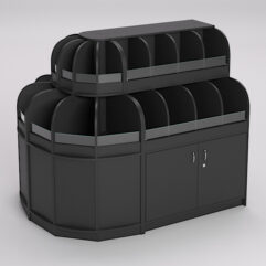 Комплект стеллажей КЭНДИ №4, Черный