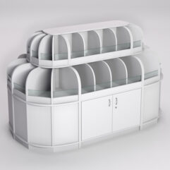 Комплект стеллажей КЭНДИ №5, Белый