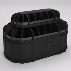 Комплект стеллажей КЭНДИ №5, Черный