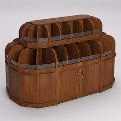 Комплект стеллажей КЭНДИ №5, Орех