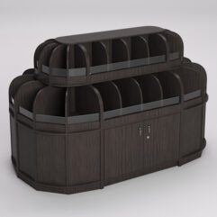 Комплект стеллажей КЭНДИ №5, Дуб Венге