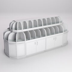 Комплект стеллажей КЭНДИ №6, Белый