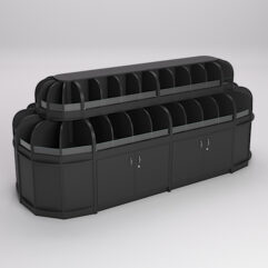 Комплект стеллажей КЭНДИ №6, Черный