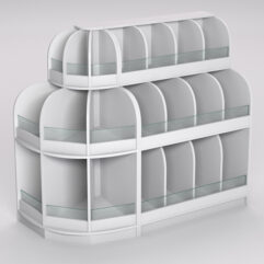 Комплект стеллажей КЭНДИ №7, Белый